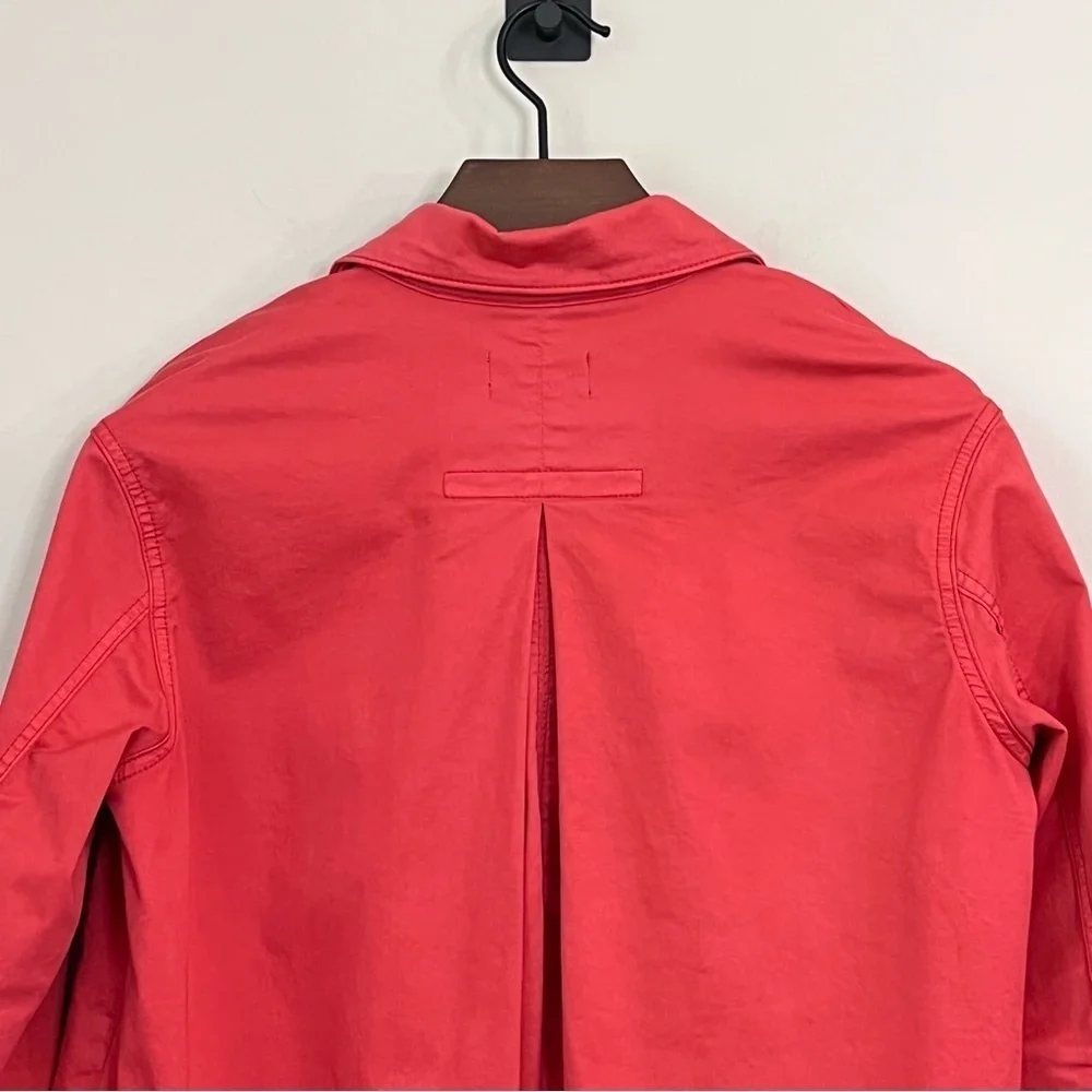 Anthropologie Orange Utility Jacket